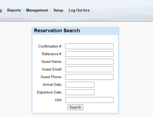 Search for an Existing Reservation